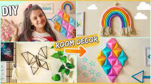 Each room here could only have been created by one person: Cute Diy Room Decor Ideas Under 100 Unique Popular Under Budget Room Decorations At Home Youtube