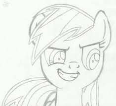 Learn To Draw Drawings Evil Smile Rainbow Dash Decorate your laptops, water bottles, helmets, and cars. learn to draw drawings evil smile
