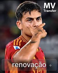 ELE FICA!🚨 Nessa segunda-feira (13), a Roma anunciou oficialmente a renova&ccedil;&atilde;o contratual do meia Paulo Dybala at&eacute; junho de 2027. Ap&oacute;s muitas especula&ccedil;&otilde;es sobre seu futuro, o atleta optou por permanecer na