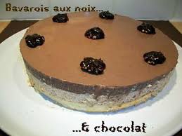 Bavarois Aux Noix Chocolat Recette Bavarois Alimentation Noix