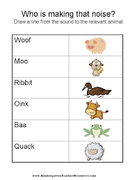 Kindergarten Worksheets Animal Worksheet