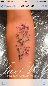 Cherry Blossoms Have A Significant Meaning Not Only Are They A Reflection Of God S Beautiful Creation But The Tattoos Watercolor Tattoo Flower Blossom Tattoo