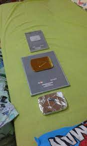 Youtube Silver Gold Diamond Play Button Diy Designer Youtube Playbutton Silverplaybutton Goldpla Diy Buttons Diy Youtube Wood Projects For Beginners