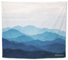 Blue Mountains Tapestry Photoinc Allposters Com Mountain Tapestry Tapestry Guest Bedroom Remodel