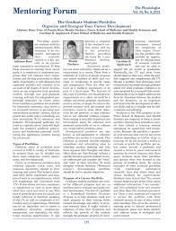 Pdf portfolio examples for students. Pdf The Graduate Student Portfolio Organize And Energize Your Career Development