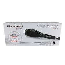 Dafni hair straightening brush takes 50 seconds to heat up to the optimal temperature. Ceramic Hair Straightening Brush 1 Pc Nazih Cosmetics Nazih E Commerce