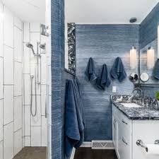 When dealing with limited counter space, leaving it free of clutter will help your bathroom look open and clean. 75 Beautiful Bathroom With Gray Countertops Pictures Ideas February 2021 Houzz