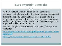 If the company is targeting the entire market or just a small. The Competitive Strategies Ppt Download
