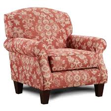 The Bedoya Pepper Accent Chair Is A Beautiful Accent Chair That Features Rolled Arms A Tight Back A Loose Seat Cu Furniture Red Accent Chair Fusion Furniture