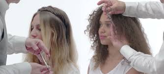 The main principle of the deva cut is to work with the unique curl pattern on every person. How To Prepare For Your First Devacut Devacurl And Hair Color Salon Cutting One Curl At A Time Naturally Curly Hair Design Perms And The Best Balayage Hair Color Salon What