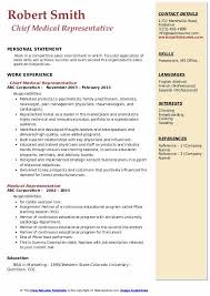 So what are career objectives? Medical Representative Resume Samples Qwikresume