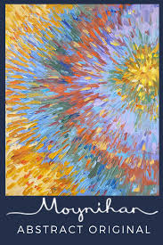 Bold Contemporary Circle Abstract Original Oil Painting Painting Watercolor Paintings For Sale Original Oil Painting