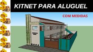 Vejam essa primeira imagem de uma planta de quitinete. 32 08 Kitnet S Para Aluguel Versao 01 02 Com Planta Baixa Youtube