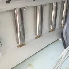 How to install a scotty 241 rod holder mount with no inside hull access. Stainless Steel Rod Holder 0 Degree Boat Outfitters