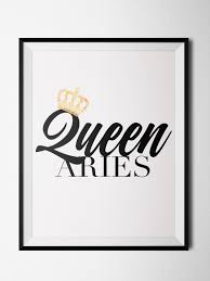 Aries King Queen Print Aquarius Aquarius And Libra Zodiac Signs Gemini