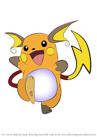 Learn How To Draw Raichu From Pokemon (Pokemon) Step By Step : Drawing  Tutorials