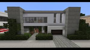 Minecraft Modern House Designs 5 Youtube Add items to make gray concrete powder.