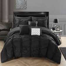 Black Bed In A Bag Queen Overstock Com Online Shopping Bedding Furniture Electronics Jewelry Clothing More Black Bedding Luxurious Bedrooms Bedroom Design