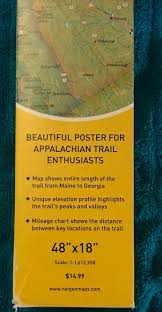 National Geographic Reference Map Appalachian Trail Wall Map By National Geographic Maps Staff 2016 Map Other