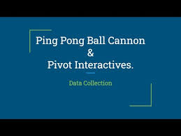 The videos in pivot interactives can serve as an accurate and efficient way to supplement notes or discussion. Ppbc Data Collection Pivot Interactives Youtube