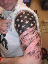 American Flag Tattoo Sleeve Black And White Pin On Daddy S Future Tattoo