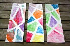 Stained Glass Art Project Happy Hooligans Tape Resist Art For Kids Toddler Art Projects Easy Art Projects Kids Art Projects