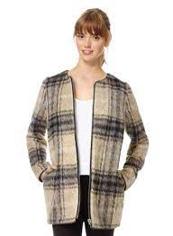 Wilfred Laboratoire Coat A Lavishly Textured Plaid Tailored In A Modern Cocoon Shape Palto