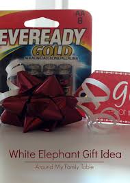 Having gone through many birthdays, winter holidays, anniversaries and fathers day's, holiday gift ideas for grandpa may be scarce and hard to come up. White Elephant Gift Idea Free Printable Around My Family Table