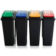 Maybe you would like to learn more about one of these? Buy 25lt Slim Plastic Recycling Bin With Lid Slate Base