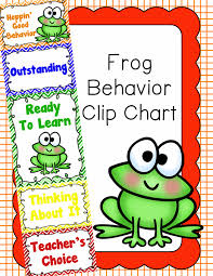 Behavior Clip Chart Behavior Management Frogs Behavior