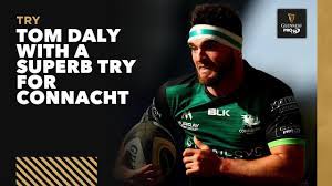 31st jul 1993 1.93m/106kg outside centre. Tom Daly With A Superb Try For Connacht Youtube