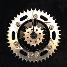 Sprocket Clock I Made From A Set Of Motorcycle Sprockets From My Old Bike Gearhead Furniture Metal Art Clock Gear Head