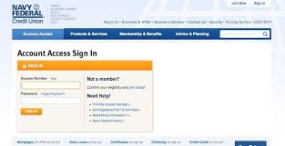Navy Federal Login Navyfederal Org Credit Union Credit Union Federation Navy
