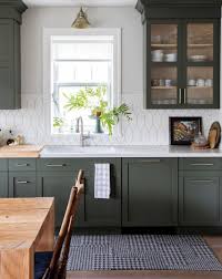 friday inspiration greenery galore studio mcgee kitchen decor modern kitchen design dark green kitchen