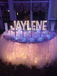 Try some of these sweet 16 entertainment companies in a limited budget. Candle Ceremony Set Up Winter Wonderland Sweet 16 Cheap Bar Table Set Bar Furniture Ideas Ho Sweet 16 Party Decorations Sweet 16 Winter Sweet 16 Candles