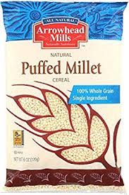 Amazon Com Arrowhead Mills Cereal Puffed Millet 6 Oz Prime Pantry Arrowhead Mills Millet Cereal