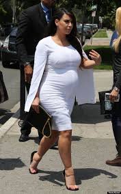 Kim Kardashian Wows In Formfitting White Dress Kim Kardashian Pregnant Fashion Kim Kardashian Style