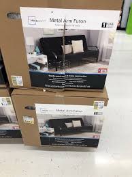What is a comfortable futon? Walmart Metal Arm Futon 95 Reg 129 Great For Company