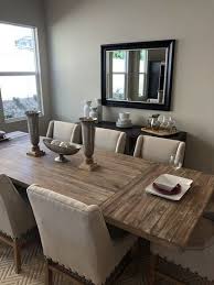 I Loved This Neutral Dining Room I Loved How The Console Table Was The Server Table Leaving A Place T Dining Room Console Table Dining Room Console Home Decor