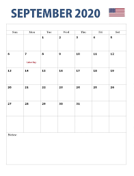 September 2020 Usa Holidays Calendar Holiday Calendar Usa Holidays Holiday Printable Templates