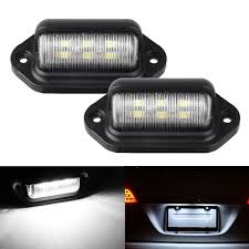 Led License Plate Tag Light Boat Truck Trailer Car Auto