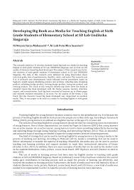Panduan sim kknbd undiksha tahun 2021 22 april 2021; Pdf Developing Big Book As A Media For Teaching English At Sixth Grade Students Of Elementary School At Sd Lab Undiksha Singaraja