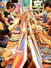 The atmosphere is very relaxing, the instructors are fun and. 18 Paint And Sip Pictures That Will Confuse You To No End Architectural Digest