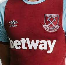 20/21 west ham united away blue soccer jerseys shirt. New Whufc Kit 2020 21 West Ham Unveil 125th Anniversary Umbro Home Shirt Return To White Socks Football Kit News