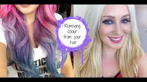 Once your whole head is lathered and covered, put on. How To Remove Fashion Colour From Your Hair Manic Panic Directions Etc Jade Madden Youtube
