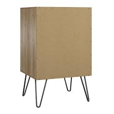 The stand can hold up to 60 lbs. Novogratz Concord Turntable Stand Walnut Walmart Com Walmart Com