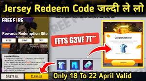 New rewards are being given through redeem code for youths playing garena free fire in android, ios mobiles. 18 April Football Jersey Redeem Code Free Fire New Redeem Code Today Ffts Match Day Redeem Code Sport Phobia