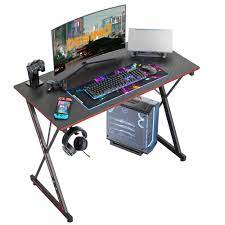 Amazon.com: DESINO Gaming Desk 32 Inch PC Computer Desk, Home Office Desk  Table Gamer Workstation, Simple Game Table, Black : Home & Kitchen
