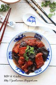 wsm kitchen 南乳炸肉焖黑木耳marinated fried pork belly with black fun fried pork belly pork belly fried pork