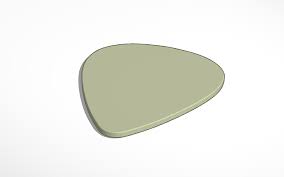 Guide your flush bit router around the template without second guessing! Guitar Pick Template Tinkercad